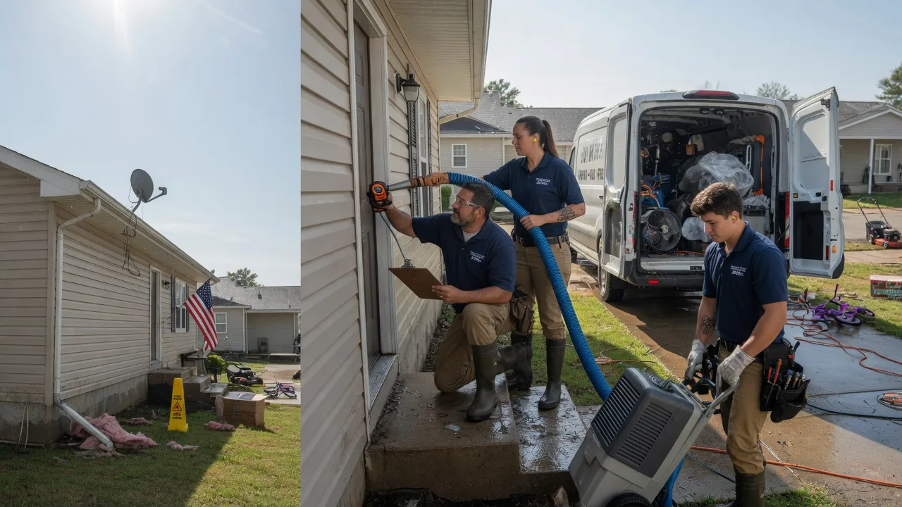 Ceiling Water Damage Restoration in Delia, KS near me